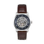 Hugo Boss Principe 1514305 Silver Case Navy Blue Skeleton Automatic Men's Watch