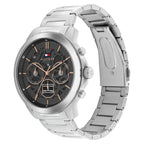 Tommy Hilfiger Henry 1710683 Silver Grey Skeleton Dial Rose Gold Accents Watch