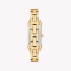 Michael Kors Women's MK Empire Three-Hand Gold-Tone Stainless Steel Logo Bracelet Watch (Model: MK4840), Gold, Modern
