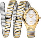 Just Cavalli Signature Snake Quartz Grey Women's Watch – Model JC1L248M0055