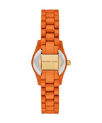 Michael Kors Petite Lexington MK7538LE Limited Edition Orange Stainless Steel Women's Watch