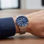 Tommy Hilfiger Jimmy 1791949 Men’s Blue Dial Silver Stainless Steel Multi-Function Watch