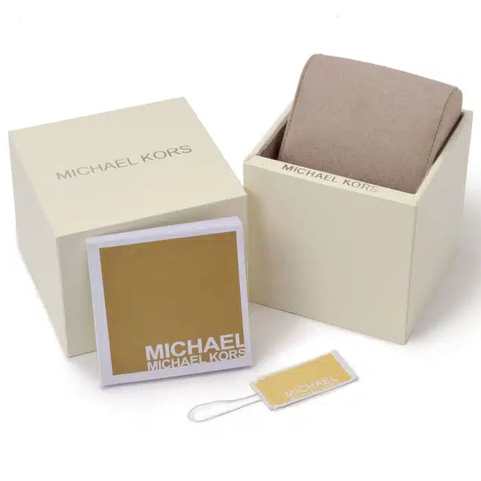 Michael Kors Lexington Mini MK4842 Gold Tone Emerald Green Dial Watch