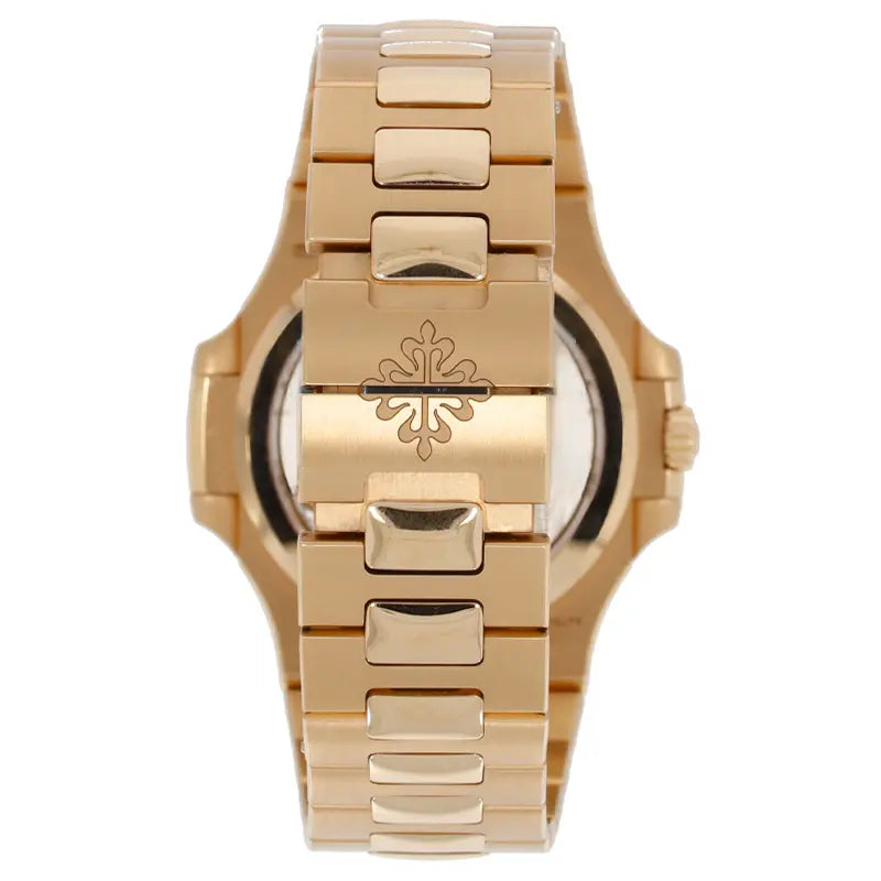 Patek Philippe Nautilus Moonphase Rose Gold Brown Dial 40mm  - watch for men