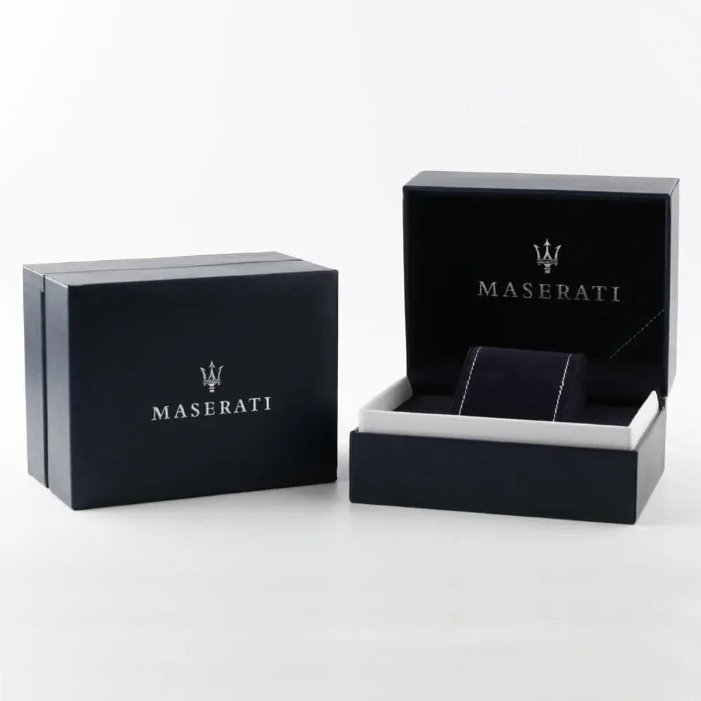 Maserati Competizione R8873600003 Silver & Rose Gold Black Dial Watch