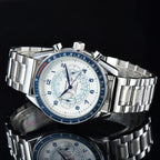 Omega Speedmaster Chronoscope 43MM Silver Dial Steel Bracelet