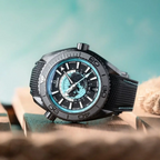 Omega Seamaster Planet Ocean Worldtimer turquoise