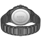 Hugo Boss Taper 1514090 Men's Black Steel Watch with Gold Bezel