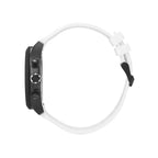 Hugo Boss Velocity 1513718 Black Dial White Rubber Strap Chronograph Men's Watch