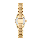 Michael Kors Petite Lexington MK7578 Gold Tone Tiger's Eye Dial Watch