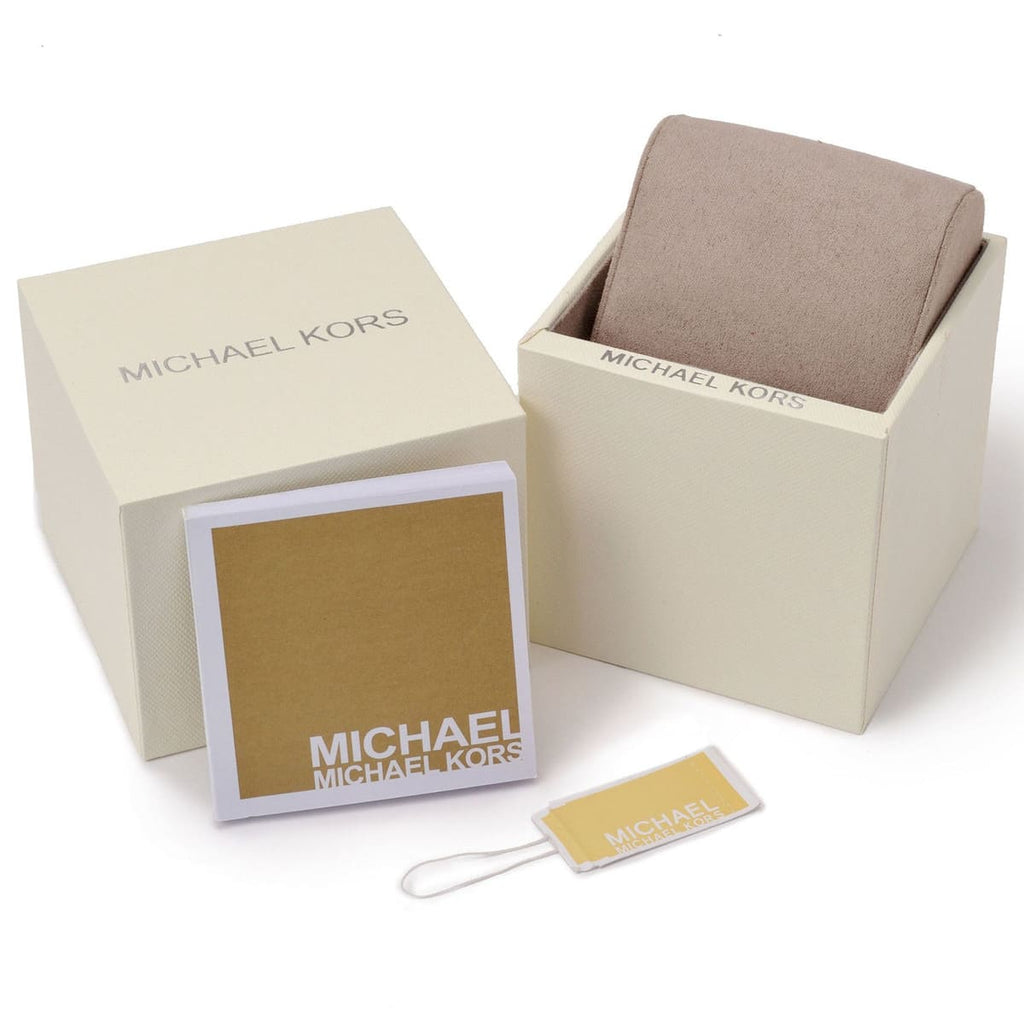 Michael Kors Gia MK4878 Gold-Tone Hexagonal Chain Watch