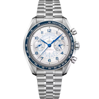 Omega Speedmaster Chronoscope 43MM Silver Dial Steel Bracelet