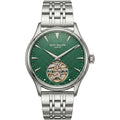 Patek Philippe Men’s Green Textured Dial Open-Heart Watch