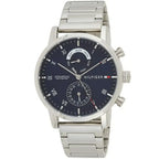 Tommy Hilfiger Kane 1710401 Silver Case Blue Dial Steel Men's Watch