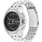 Tommy Hilfiger Walker 1710620 Men's Silver Steel Watch with Black Dial