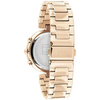 Tommy Hilfiger Luna 1782391 Gold Case Rose Gold Dial Crystal Bezel Women's Watch