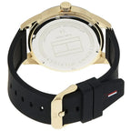 Tommy Hilfiger Austin 1791636 Gold Case Black Dial Black Silicone Men's Watch