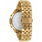 Tommy Hilfiger West 1791708 Gold Case Black Dial Gold Stainless Steel Men's Watch