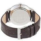 Original Tommy Hilfiger Men's Watch - Silver Case & Brown Leather (1710389)