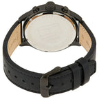 Original Tommy Hilfiger Icon Men's Watch - All Black Case & Leather Strap (1791595)