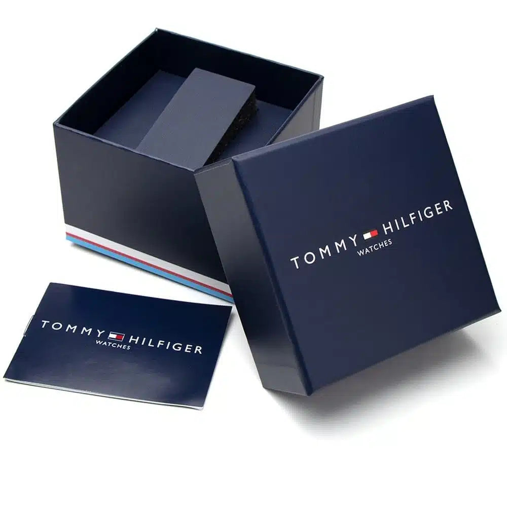 Original Tommy Hilfiger Men's Watch - All Black & Black Leather (1791711)